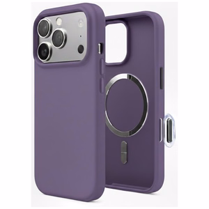 Telefona maciņš „TM MagSafe Silicone“ priekš iPhone 17 / Fog Purple /