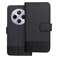 GOMMA grāmatas tipa viedtālruņa apvalks Xiaomi Redmi 14C melns