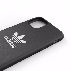 Adidas OR veidots apvalks Basic iPhone 11 Pro Max - melna un balta