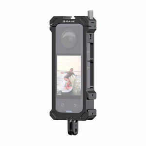 Metāla aizsargapvalks PULUZ ar statīva adapteri Insta360 X4