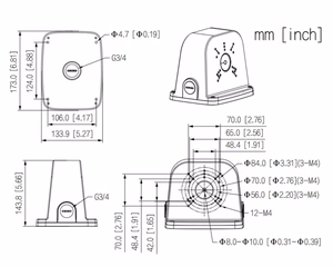 Divu kameru stiprinājums PFA6330X