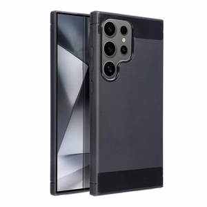 Oglekļa šķiedras viedtālruņa apvalks SAMSUNG S24 Ultra melns