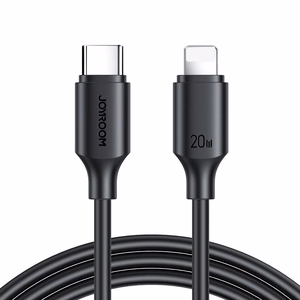 USB kabelis Joyroom S-CL020A9 no C tipa uz Lightning 20W 1,0 m melns