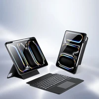 DUX DUCIS planšetdatora apvalks DK salokāms ar bezvadu tastatūru skirtas iPad Pro 13 (2024) - melns (m)