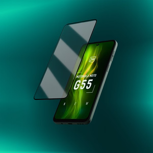 Rūdītais stikls 3mk HardGlass Max Lite Black priekš Motorola Moto G55 5G