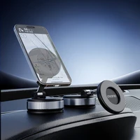 Dudao F24PRO MagSafe Compatible Car Holder with Suction Cup Windshield or Dashboard - Melns