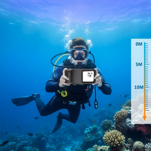 Tech-Protect IPX8 Pro Waterproof Phone Maciņš - pelēks and melns
