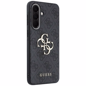 GUESS чехол для Samsung Galaxy A37 GUHCSA374GMGGR (4G Big Metal Logo) чёрный