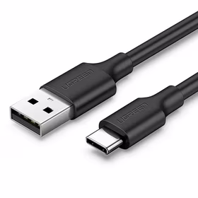 USB kabelis Ugreen US287 USB uz USB-C 3A 1.0m melns