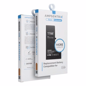 AmpSentrix Basic baterija iPhone 12 / 12 Pro (palielināta ietilpība 3300 mAh)