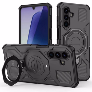 Tech-Protect TacticStand MagSafe maciņš, paredzēts Samsung Galaxy A17 / A18 4G / 5G, matēti melns