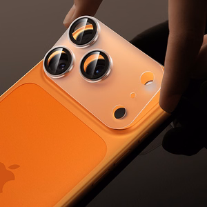 Benks rūdītais stikls Air Shield matēts integrēts lēcas aizsargs (C069) Iphone 17 Pro (3 lēcas) caurspīdīgs