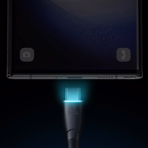 Joyroom Starry Series SA32-CC3 USB-C / USB-C kabelis 60W 1 m - melns