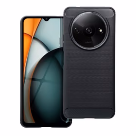 Oglekļa šķiedras apvalks viedtālrunim XIAOMI Redmi A3 4G - melns
