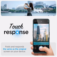 Aizsargstikls Spigen Glas.tR EZ Fit Tempered Glass Nothing Phone 3A / 3A Pro - caurspīdīgs