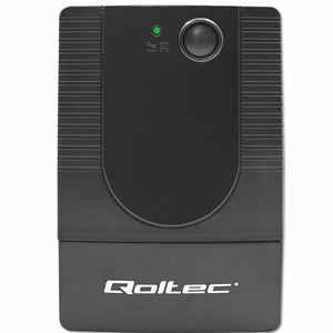 Qoltec 53772 nepārtrauktas barošanas avots (UPS) Line-Interactive 0.65 kVA 360 W 1 AC ligzda