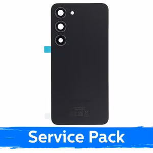 Aizmugurējais vāciņš saderīgs ar Samsung S911 S23 / Phantom melns / (Service Pack)