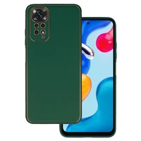 TEL PROTECT luksusa viedtālruņa apvalks Xiaomi Redmi Note 11 Pro/Note 11 Pro 5G tumši zaļš