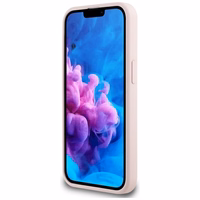 Karl Lagerfeld silikona Karl&Choupette galvu Magnētiskais viedtālruņa apvalks iPhone 16e - rozā