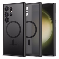 Tech-Protect MagMat MagSafe Viedtālruņa apvalks Samsung Galaxy S24 Ultra - matēts melns