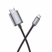 Kabelis Hoco UA27 USB-C uz HDMI pelēks