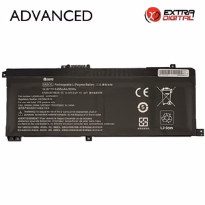 Klēpjdatora akumulators HP SA04XL, 3400 mAh, Extra Digital Advanced