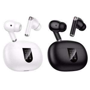 HOCO bezvadu austiņas bluetooth TWS ANC ENC EQ26 melnas