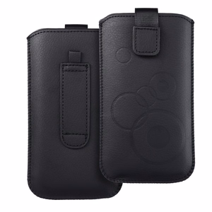 Deko universāls apvalks - Samsung Galaxy S6/S7/A5 2016/A5 2017/J5 2017/Huawei P8 2017/P10 Lite melns