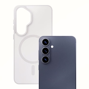 3mk Smoke MagCase balts – tālruņa vāciņš modelim Samsung Galaxy S26+
