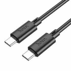 Kabelis USB C uz USB C Hoco 3A 60W 1 m X88 melns