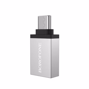 Adapter Borofone BV3 Type-C OTG grey