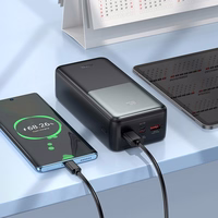 Ārējā baterija Power Bank Hoco J136B 22.5W+PD20W 30000mAh melna