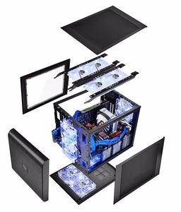 Thermaltake Core V21 datora korpuss, Cube, melns