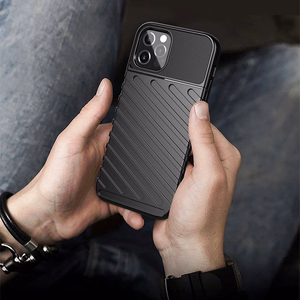 THUNDER viedtālruņa apvalks IPHONE 15 Pro melns