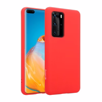 Crong Color Cover maciņš Huawei P40 Pro (sarkans)