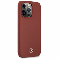 Mercedes Silikona Līnija Apvalks iPhone 13 Pro / iPhone 13 - Sarkans
