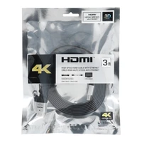 HDMI uz HDMI 4K 60Hz augstas ātruma kabelis ar Ethernet ver. 2.0 BLISTER 3 m melns