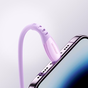 Joyroom S-A59 Vibrant Series 30W USB-C - Lightning kabelis 1.2m - violets