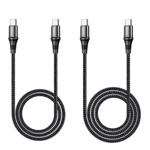 Kabelis USB-C uz USB-C Hoco PD 5A 100W 1 m X50 melns