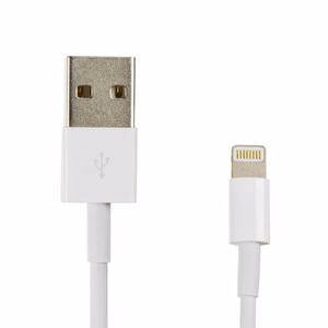 Kabelis USB A uz Lightning 1A HD4 BOX 1 m balts