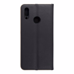 LUNA Book Gold viedtālruņa apvalks HUAWEI P Smart 2019 melns
