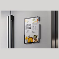 Uniq SnapMount pašlīmējošais magnētiskais turētājs - oranžs un melns