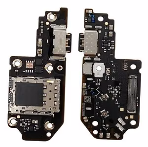 Шлейф Xiaomi Poco X4 GT 5G с разъёмом зарядки и микрофоном, контакт SIM-карты Оригинал (сервисная упаковка)