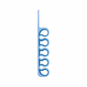 Silicone office organizer - blue