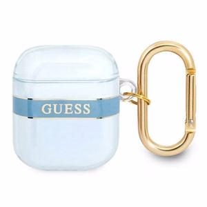 Guess GUA2HHTSB чехол для AirPods синий/синий Strap Collection