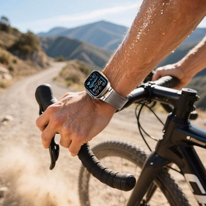 TECH-PROTECT MILANO VANGUARD APPLE WATCH 8 / 9 / 10 / 10 / 11 / SE / ULTRA (44 / 45 / 46 / 49 MM) TITĀNA KRĀSĀ