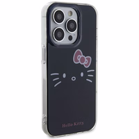 Hello Kitty IML Kitty Face viedtālruņa apvalks iPhone 13 Pro / 13 - melns