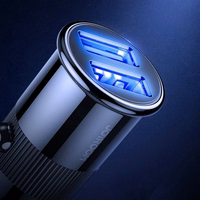 Auto lādētājs Joyroom "C-A06" Balts (2x USB / 3.1A)