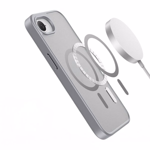 DUX DUCIS viedtālruņa apvalks YIND IPHONE 16e pelēks