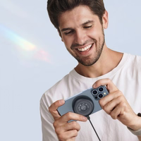 Bezvadu lādētājs Dux Ducis "W3" Pelēks 15W (priekš iPhone / Magsafe Compatible)